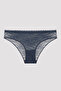 Amore Lace Navy Blue Slip Panties - 4