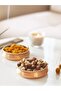 Copper Snack Bowl Melted Matte Copper Color Gold Detailed - 3