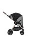 Black Luxury Baby Stroller - Fly Screen - 2