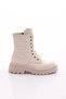 Women's Boots Beige Nappa Genuine Leather 315412453 - 2