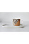 Porcelain colored leopard printed nescafe cup - 2