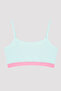 Girl's Colorful 2-Piece Half Tank Top - 2