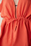 Scarlet Kaftan Penti̇ Orange Kaftan - 4