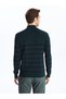 LCWAIKIKI Classic Stand Collar Long Sleeve Striped Men's Knitwear Sweater - 5