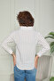 Double Striped Single Pocket Milk Brown Shirt 1500056 - 5