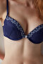 Wowbra حمالة صدر مبطنة باللون الأزرق الداكن - 4
