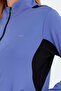 Rector Women's Zippered Stand Collar Purple Tracksuit Set with Pockets - 5