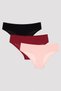 Multicolored Warm 3-Piece Hipster Panties
