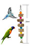 Natural Material Pet Parrot Toy Bird Swing - Exercise, Grinding and Biting Wooden Toy