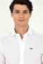 Men's White Long Sleeve Basic Shirt 50293948 -Vr013 - 2