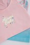 Multicolored Girl's Printed 2-Piece Sports Undershirt - 2