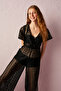 Black Ethnic Lace Jumpsuit - 4