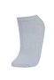 Women's 5-Piece Cotton Booties Socks C6361Axns - 4