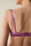 حمالة صدر مدعومة بدون حمالات من Heart Strappy Lilac Underwire - 5