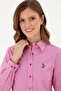 Women's Fuchsia Long Sleeve Basic Shirt 50295710 -Vr023 - 2
