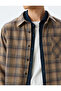 Long Sleeve Pocket Cotton Blended Lumberjack Shirt - 5