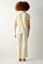 Base Spring Yellow Button Shirt Pants Pajama Set - 5
