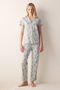 Cotton Tweety Light Gray Shirt Pants Pajamas Set - 2