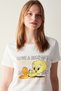 Tweety Multicolored Pajama Set with Shorts - 3