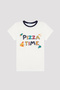 Boy's Galaxy Pizza Multicolor 2-Piece Pajama Set - 3