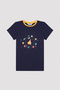 Boy's Galaxy Pizza Multicolor 2-Piece Pajama Set - 6