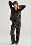 Dark Velvet Pajama Set - 2