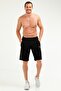 Black Regular Cotton Side Pocket Men's Shorts Xe0147 - 5