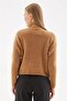 High Collar Sweater Camel - 4