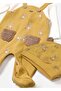Baby Boy Overalls with Ears and Hat Yellow 2618 - 5