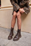 Si̇ena Women's Brown Genuine Leather Boots - 6