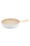 ,Fika,Non Stick,Frying Pan,28cm,Wood Handle,Suitable for stove & Induction,Off White Sand