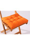 Bistro Kitchen Garden Chair Cushion with Backrest Orange (Cushion and Back Cushion) - 3
