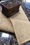 Premium Beige Jute Wicker Runner - Stain Resistant, Table Cloth 45X150Cm - 2
