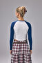 Long Reglan Sleeve Printed T-Shirt - 7