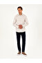 Beige Slim Fit Long Sleeve Shirt 50292229-Vr011 - 4