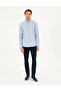 Blue Regular Fit Long Sleeve Shirt 50292106-Vr036 - 4