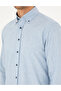 Blue Regular Fit Long Sleeve Shirt 50292106-Vr036 - 7