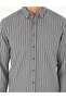 Gray Regular Fit Striped Long Sleeve Shirt 50292164-Vr024 - 6