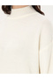 Ecru Oversize Half Fisherman Sweater 50301841-Vr019 - 7