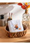 Lcw Home Ecru Bear Teddy Embroidered Cotton Face Towel 50X80 cm - 2