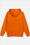 Teddy Bear Stay High Printed Hooded Yarı Oversized Sweatshirt Orange Hoodie 1069 - 2