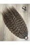 Russian Afro Wave Elastic Ponytail Hair Tie - Dark Auburn