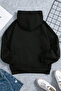Black and Ecru Oversize Sweatshirt - 2