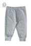 Mukko Embroidery Design Seasonal Gray Melange Unisex Baby Boy Girl Top and Bottom Set - 4