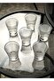 Set of 6 Coffee Side Water Glasses and Liquor Glasses - 90 ml - 3