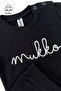 Mukko Embroidery Design Seasonal Black Unisex Boy Girl Baby Top and Bottom Set - 7