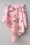 Cute Rabbit Patterned Plush Blanket