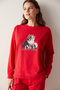 Love Red Pants Pajama Set - 3