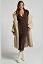 Brown Buttoned V-Neck Long Knitwear Dress Mg1703 - 3