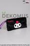 New Season Licensed Dekomus Kuromi Basic Plush Handbag/Makeup Bag/Pencil Bag